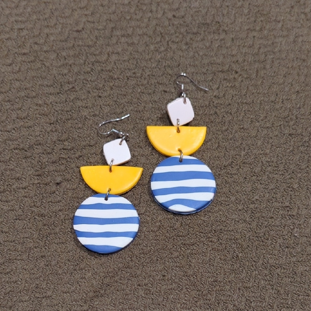 Nautical Polymer Earrings